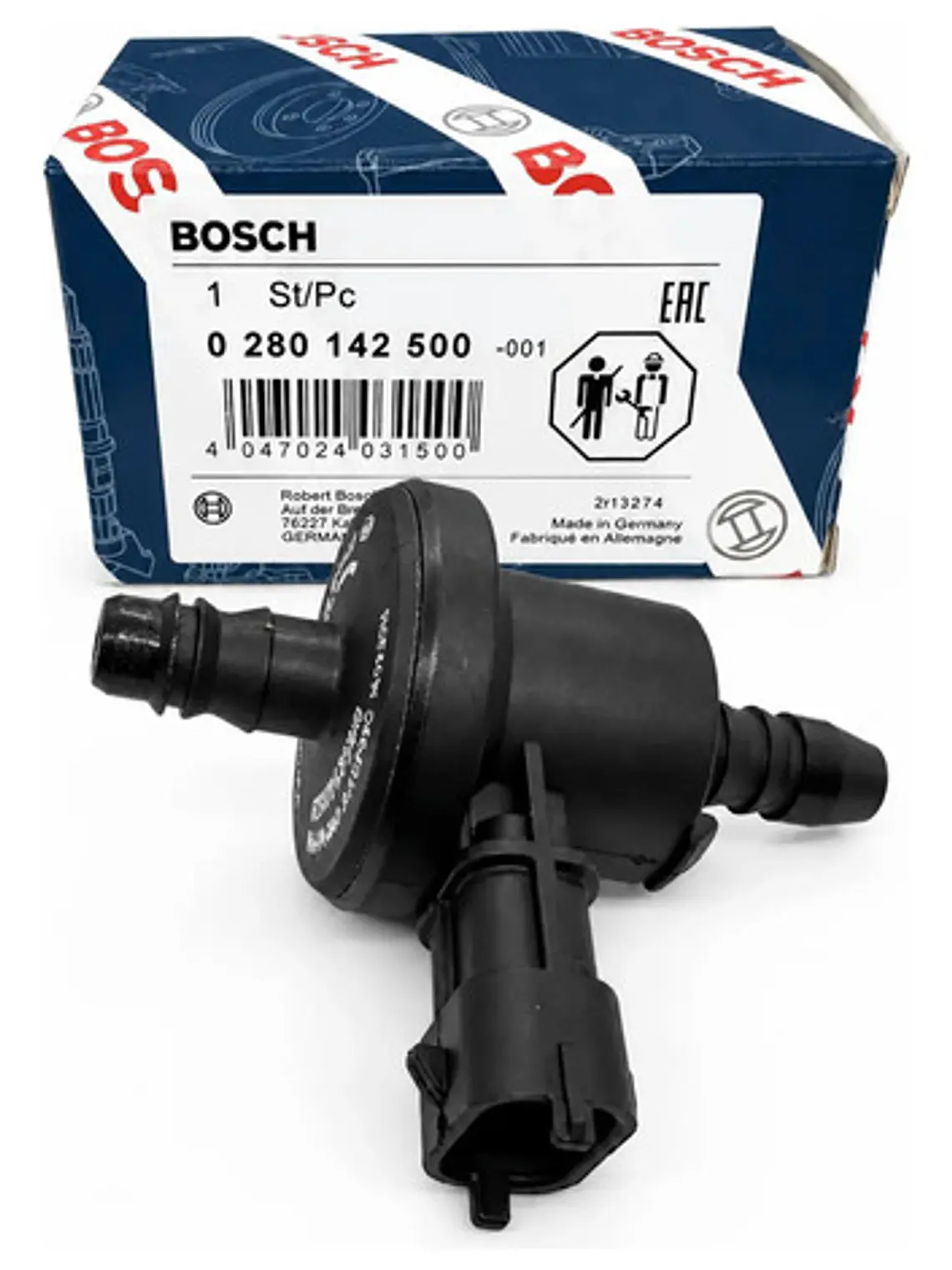 Válvula Canister Purga Evap Para Ford Fiesta Figo Bosch 1