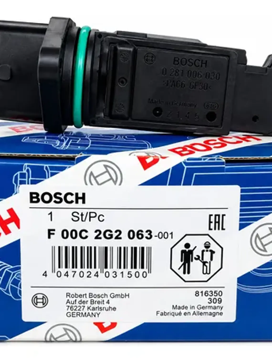 Sensor Maf Flujómetro Para Chevrolet Dmax 3.0 Bosch 1
