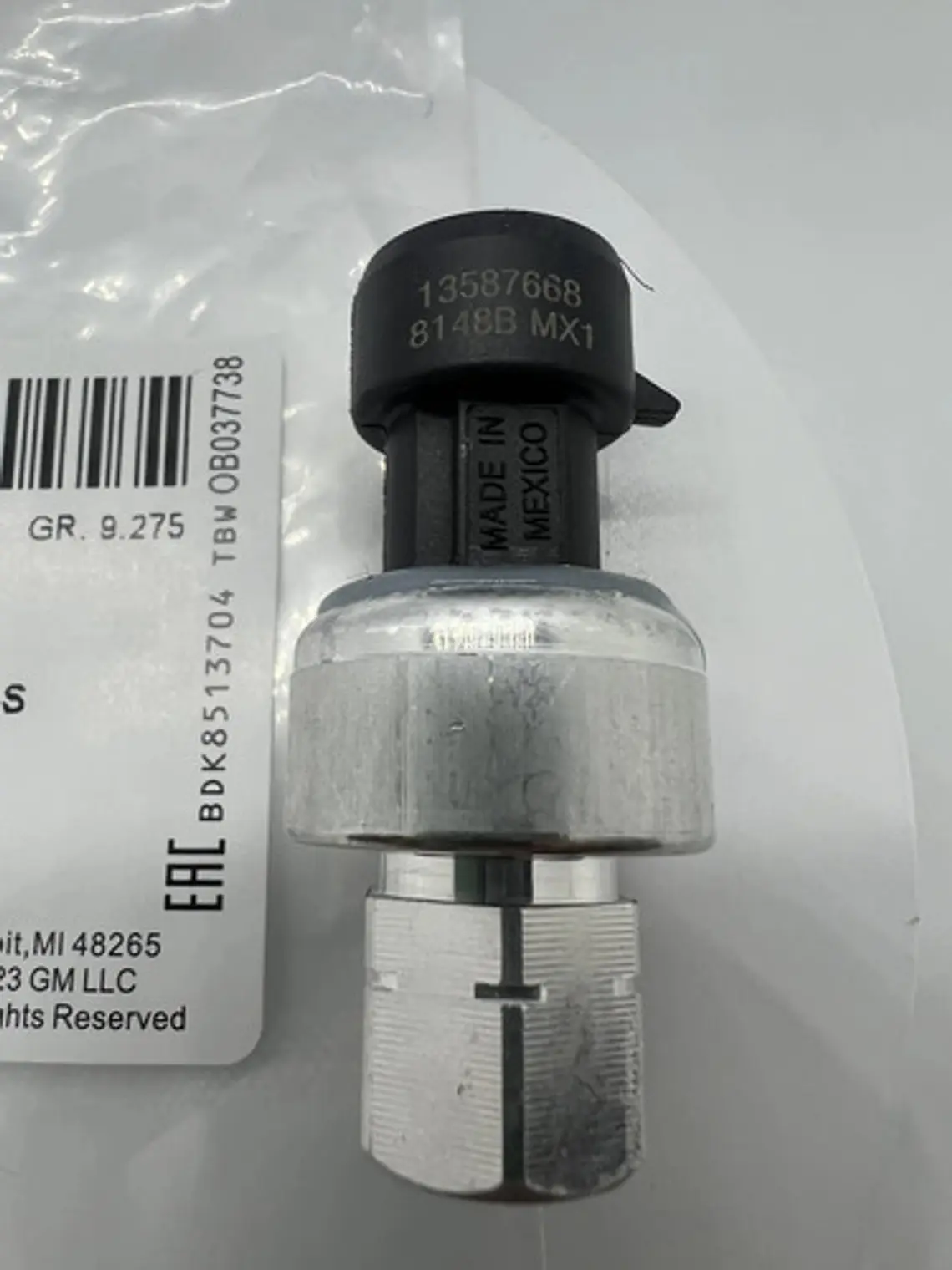 Sensor Presión Aire Acondicionado Chevrolet Traverse Spark 2