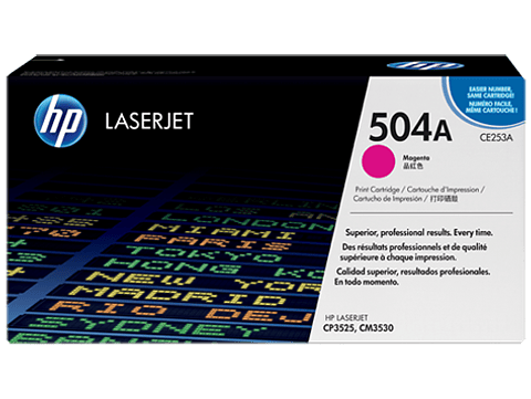 HP 504A Magenta Laserjet Toner Ca CE253A