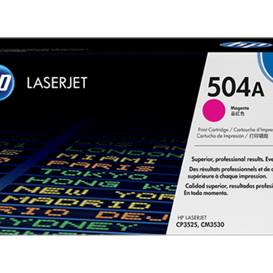 HP 504A Magenta Laserjet Toner Ca CE253A