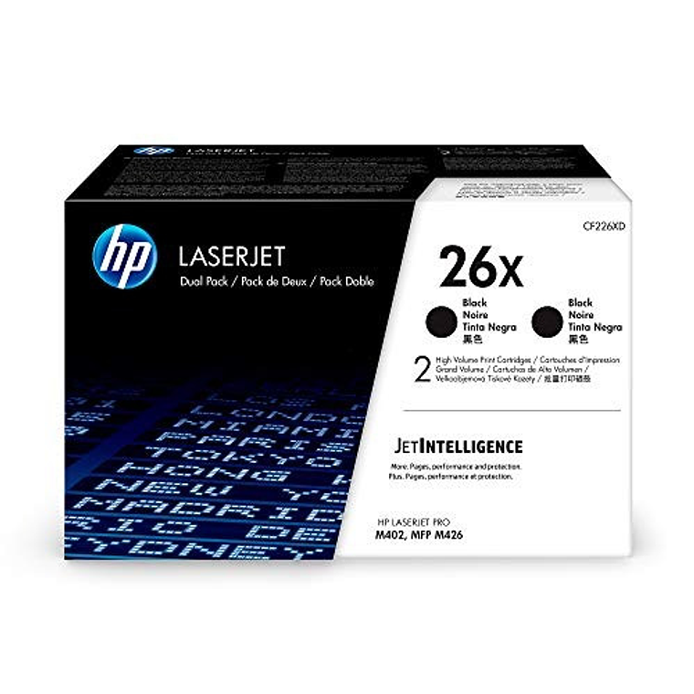 HP 26X Black Laserjet Toner Cartr CF226X 1