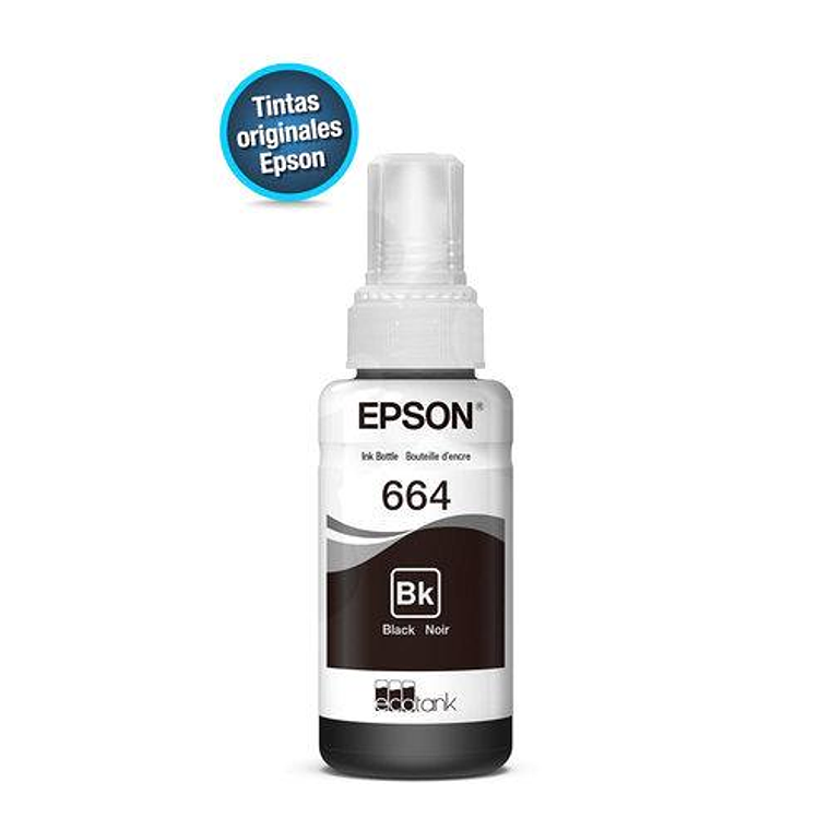 Botella Tinta Epson Negra 664 (T T664120-AL 1