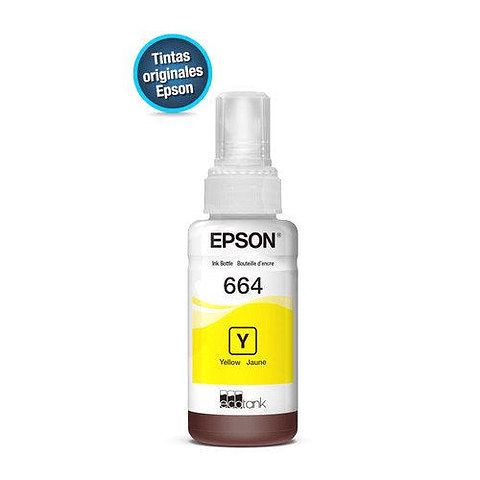 Botella De Tinta Epson Amarilla 6 T664420-AL