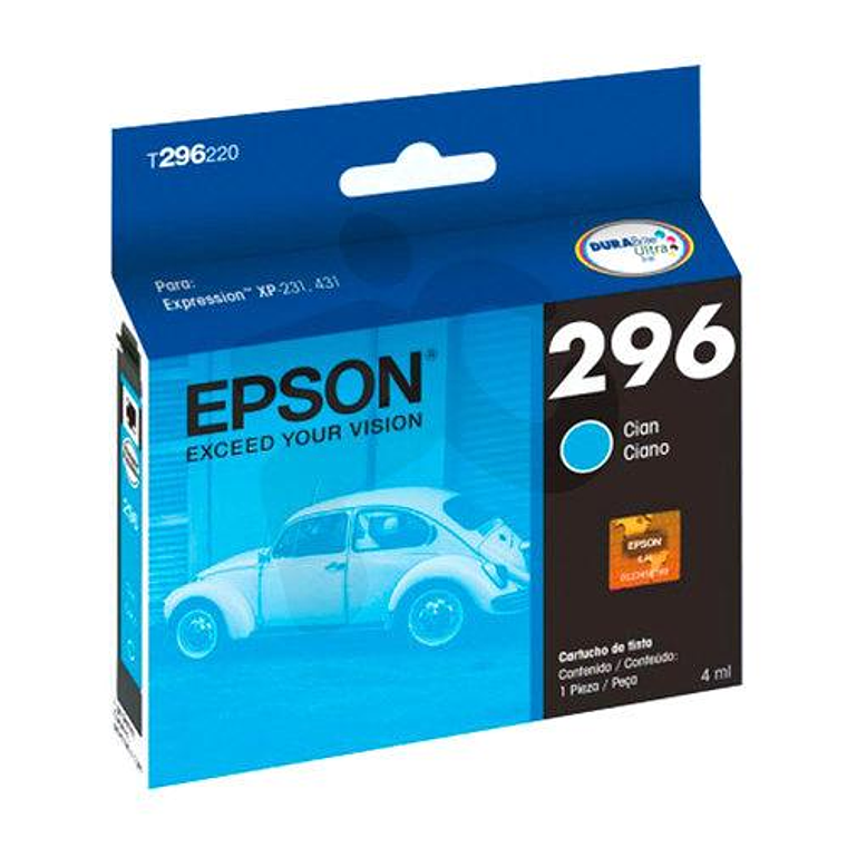 Tinta Epson Cyan Xp 231-431 T T296220-AL 1