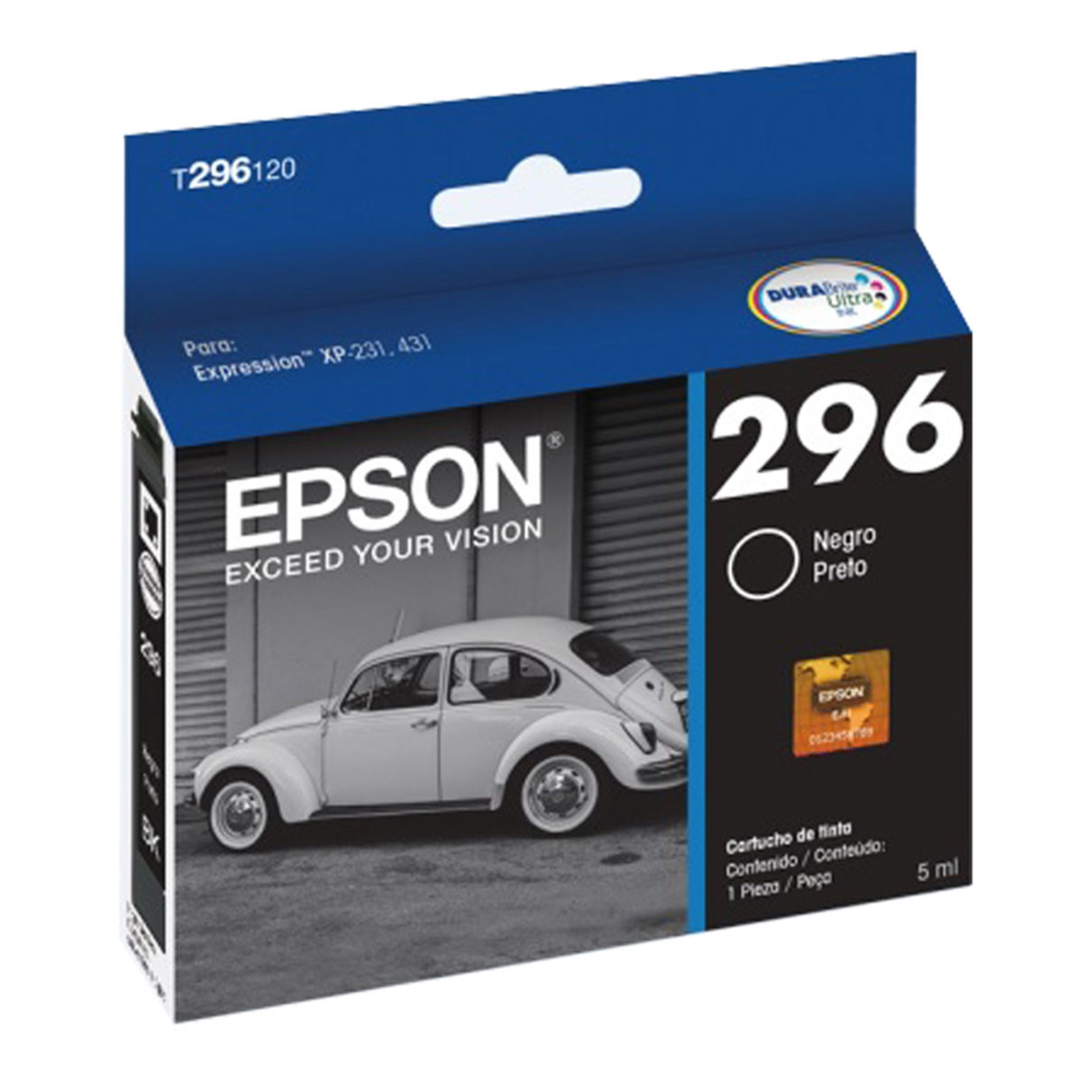 Tinta Epson Negra Xp-231-431 T T296120-AL 1