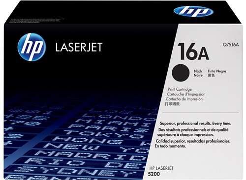 Toner HP 16A Negro Q Q7516A 1
