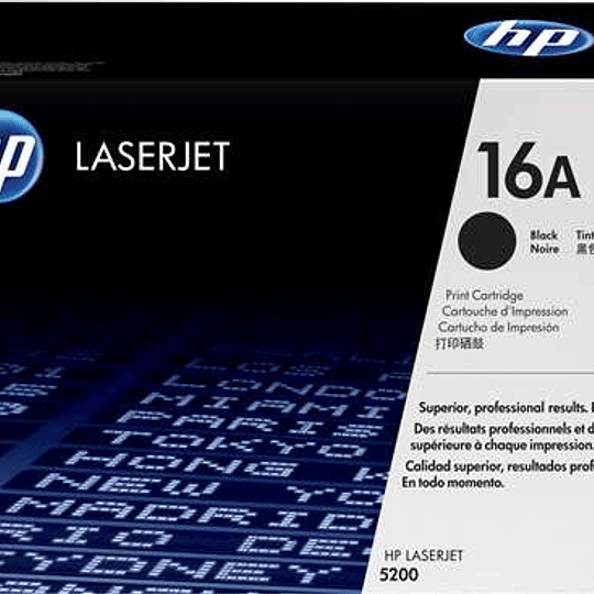 Toner HP 16A Negro Q Q7516A