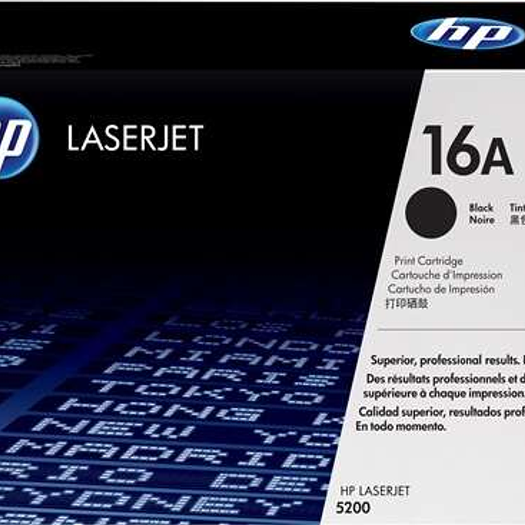 Toner HP 16A Negro Q Q7516A 1