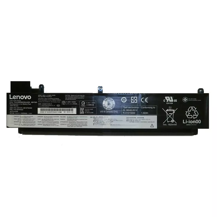Bateria Lenovo Front T460S T470S  00HW022 1