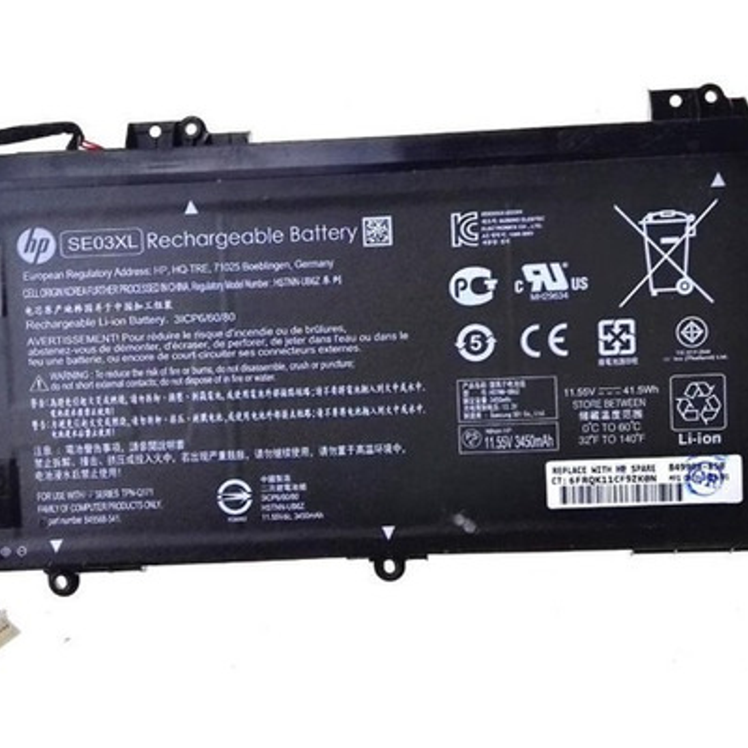Bateria Original HP 10.8V 41.5 Wh 849908-850 1