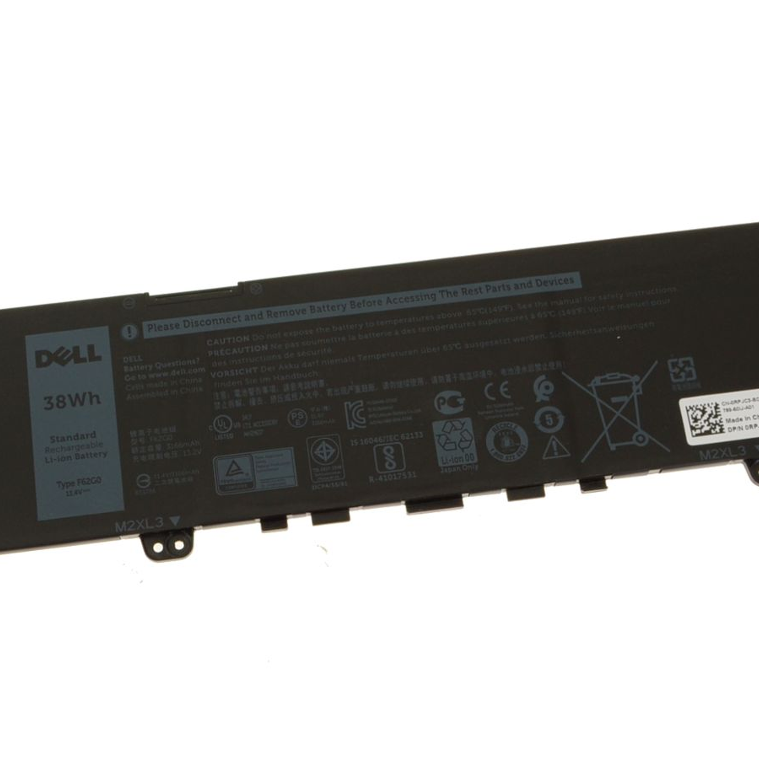 Bateria Interna Dell Inspiron 13  F62G0 1