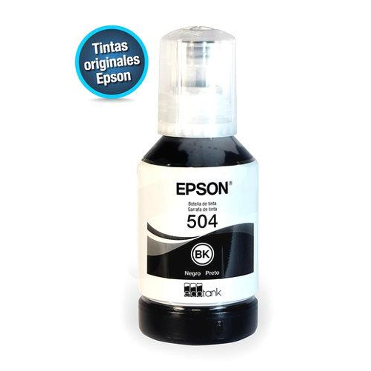 Botella Tinta Epson Negro  75 Pg  T504120-AL 1