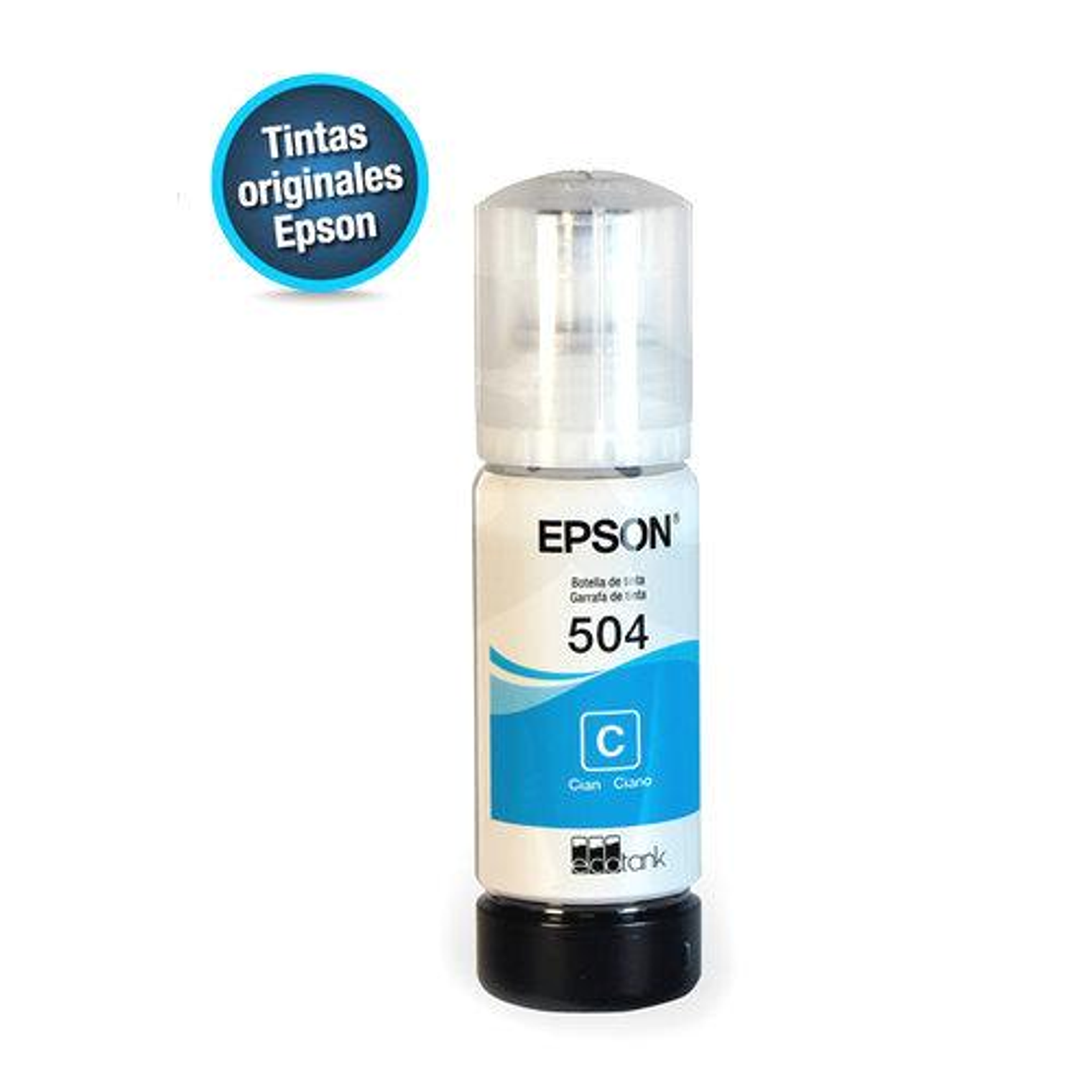 Botella Tinta Epson Cyan 6K Pg Ec T504220-AL 1