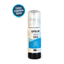 Botella Tinta Epson Cyan 6K Pg Ec T504220-AL