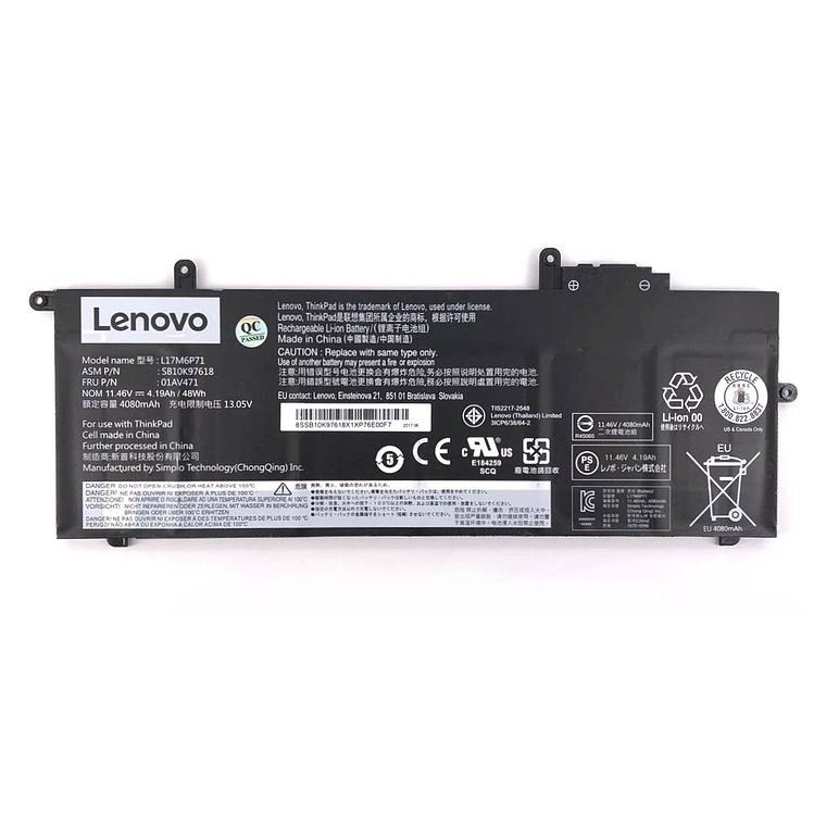 Bateria Original Lenovo Thinkpad  01AV470 1