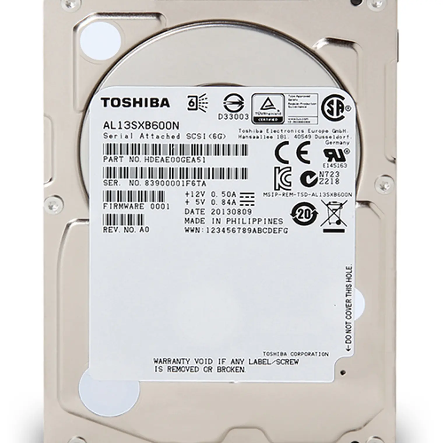 Disco Duro Al13Sx Series Toshiba  AL13SXB600N 1