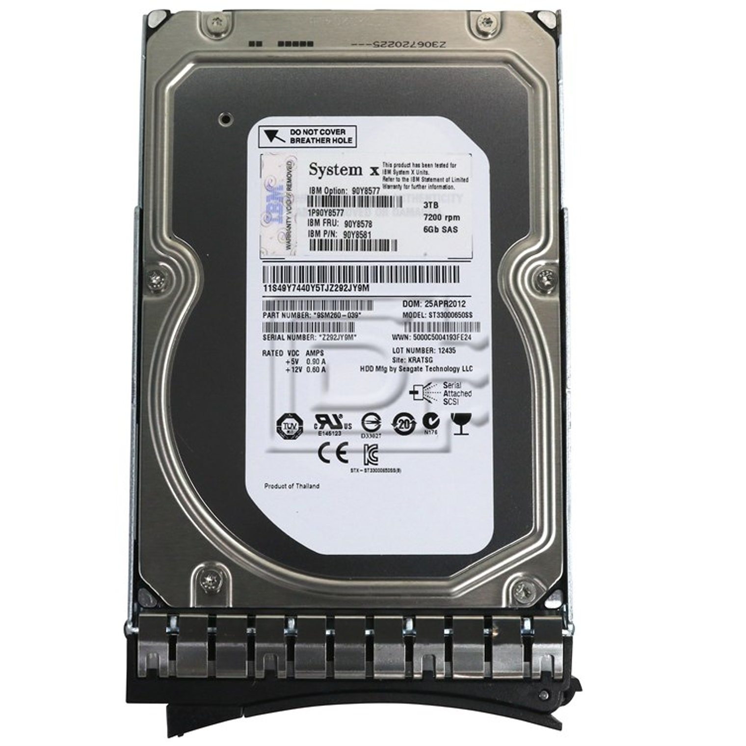 Disco Duro IBM Server 90Y8579 9 90Y8577 1