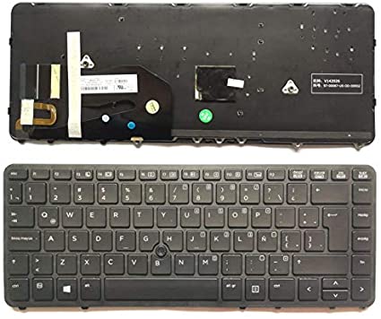 Teclado HP 840 G1  Español Negro  736654-161 1
