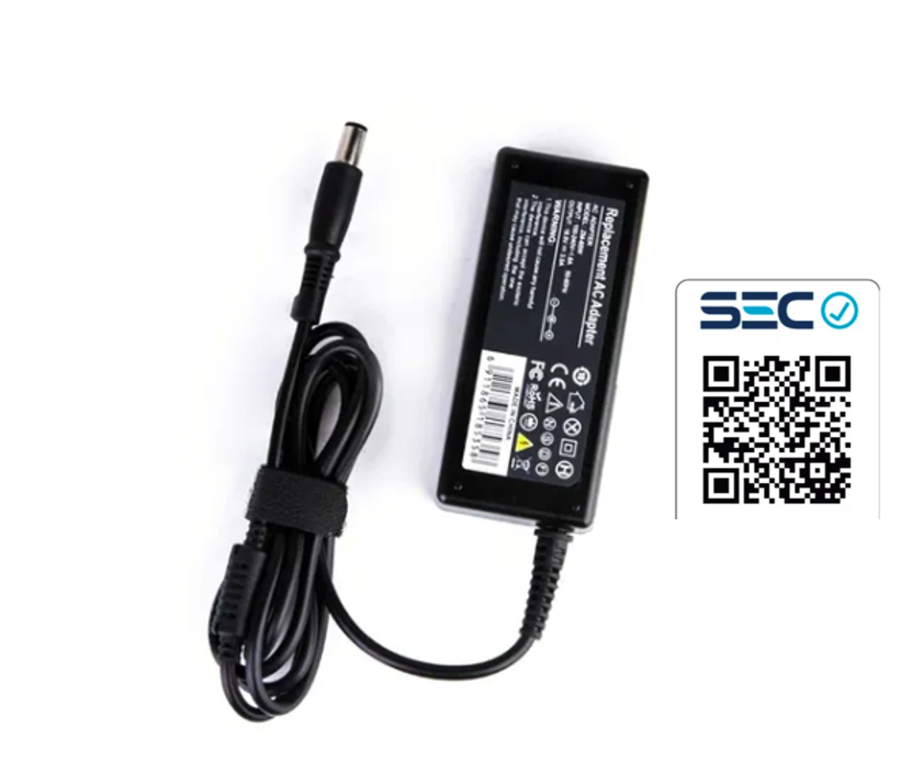 Cargador Alternativo HP 65W 18.5V 3.5A Conector Pin Central 7.4x5.0 1