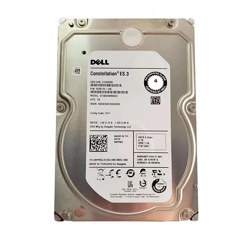 Disco Duro Dell 4Tb 6G 7.2K 3.5 S 09PR63