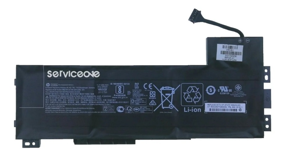 Bateria HP Zbook 15 G3 G4 9 Celda 808452-002 1