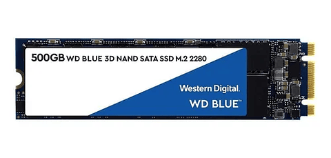 Unidad SSD WD Blue M.2 2280 500GB WDS500G2B0B