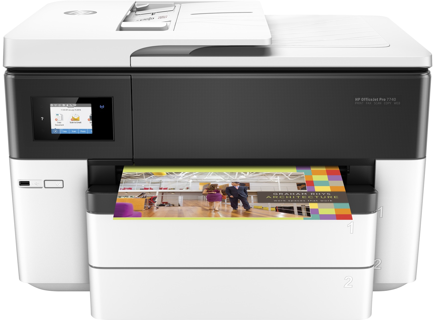 Impresora HP Officejet 7740 Todo  G5J38A 1