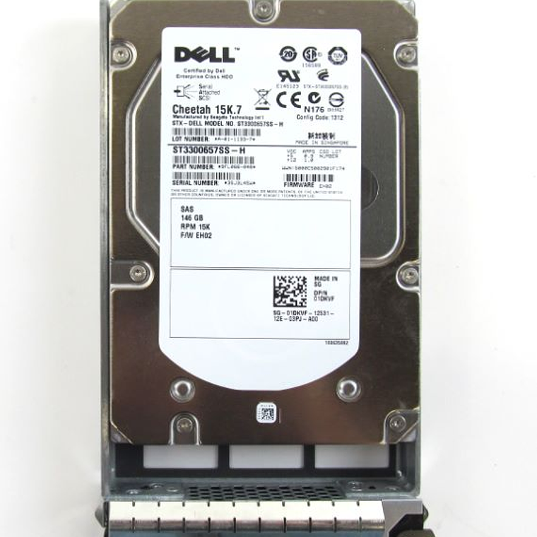 Disco Duro Dell 600 Gb 6G 15K 3.5 05XTFH 1