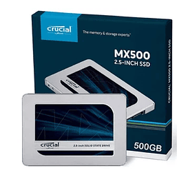 Unidad Ssd 500Gb Crucial Mx500 2. CT500MX500SSD1