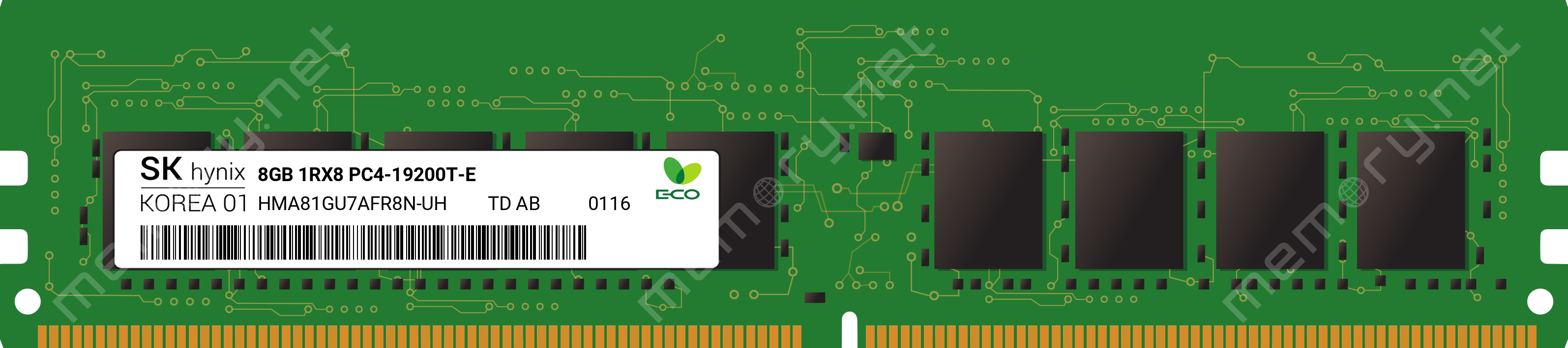Memoria 8Gb Ddr4-2400 Ecc Udimm P HMA81GU7AFR8N-UH 1