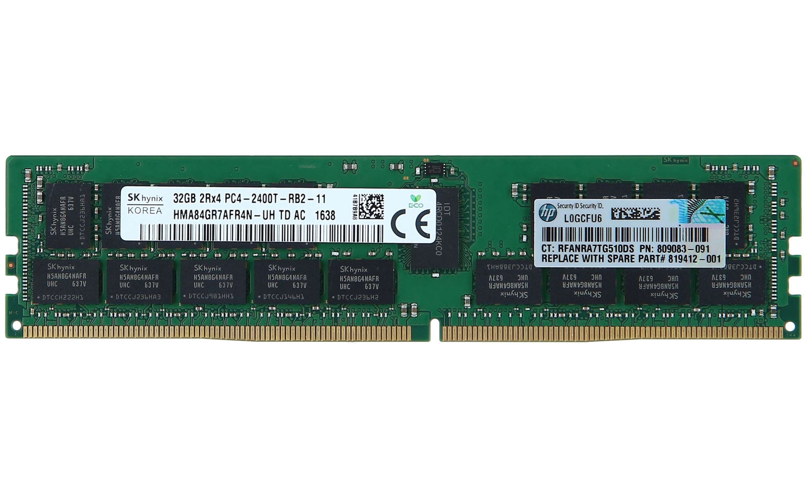Memoria HP 32Gb Pc4-19200 Ddr4-2 805351-B21 1