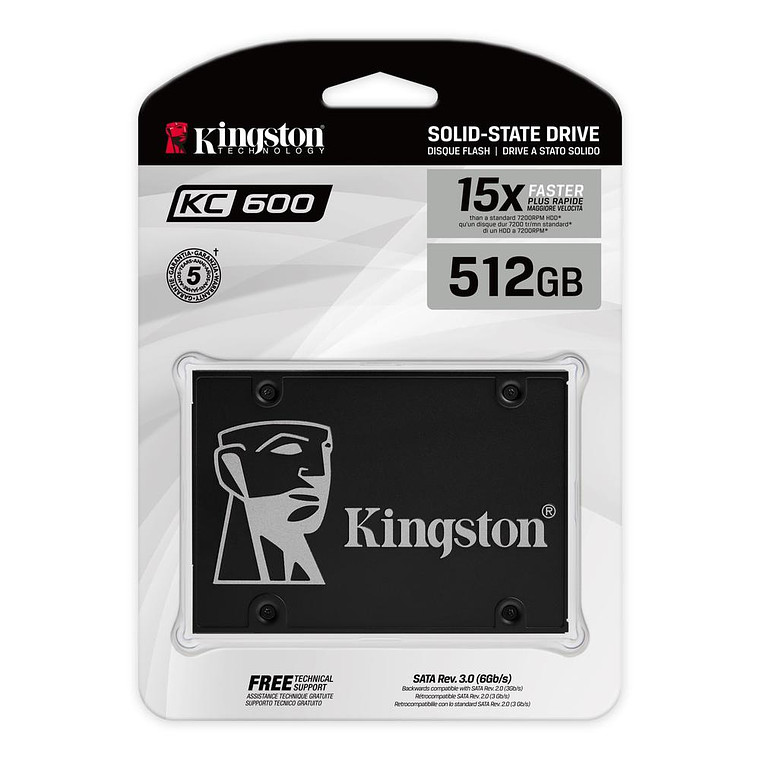 Disco Solido Ssd 512Gb Kc600 Sata SKC600/512G 1