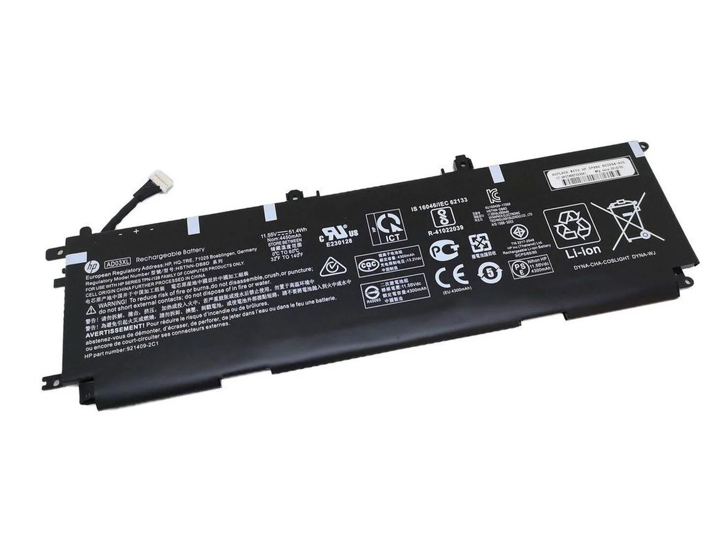 Bateria Original HP Li-Ion 11.55  921409-2C1 1