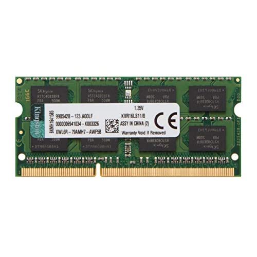 MEMORIA RAM DDR3L 8GB 1600MHZ 1.35V PC3-12800 2RX8 SODIMM Non-ECC  KVR16LS11/8 1