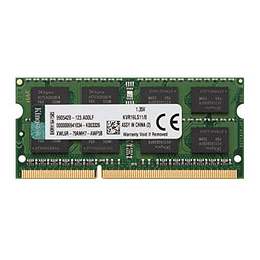 MEMORIA RAM DDR3L 8GB 1600MHZ 1.35V PC3-12800 2RX8 SODIMM KVR16LS11/8