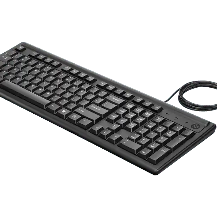HP Teclado 100 Wired-109 Teclas-A 2UN30AA#ABM 1
