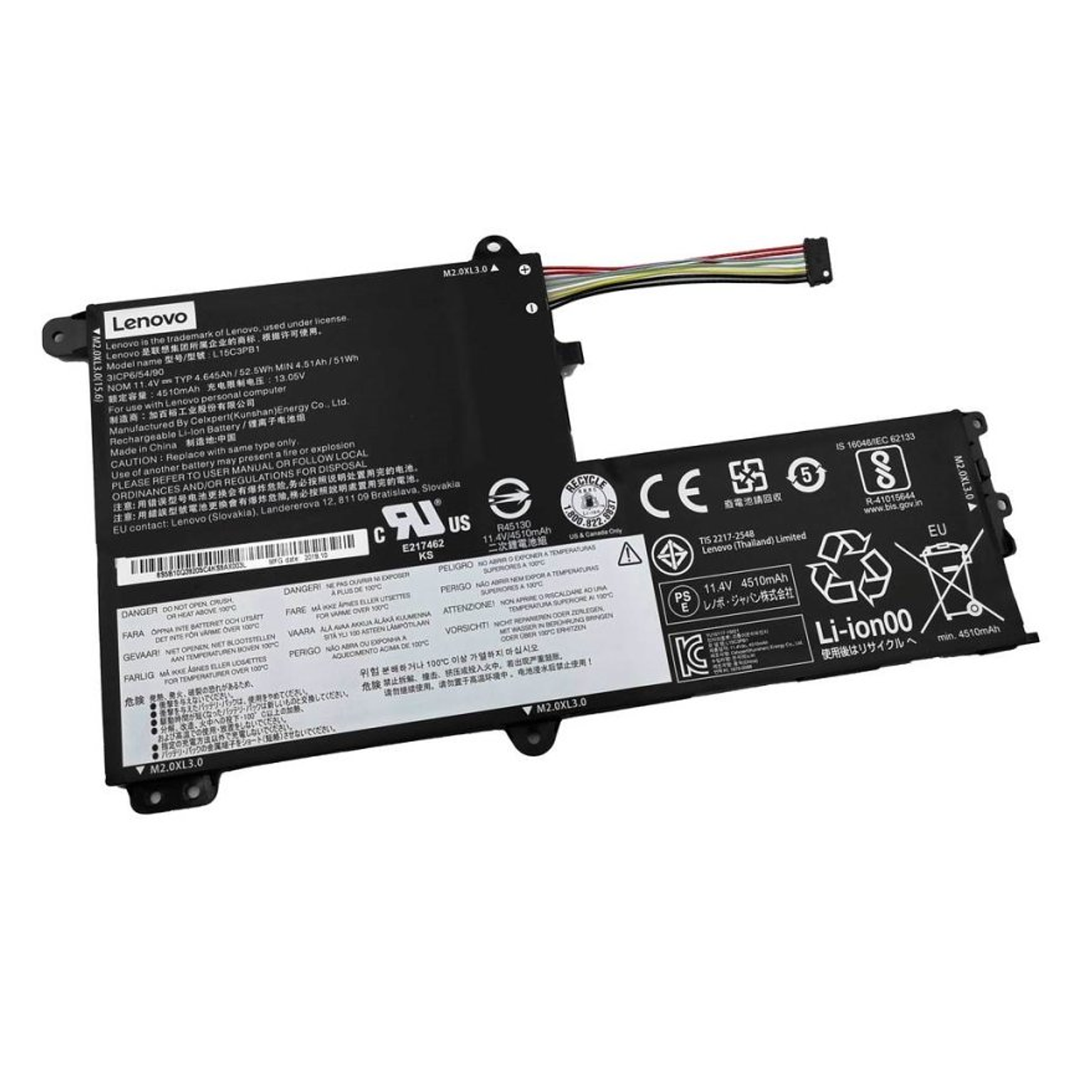Bateria Original Lenovo 11.4V 52. L15C3PB1 1