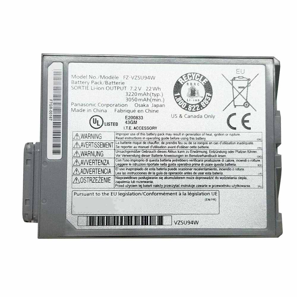 Batería Original Panasonic Toughb FZ-VZSU94W 1