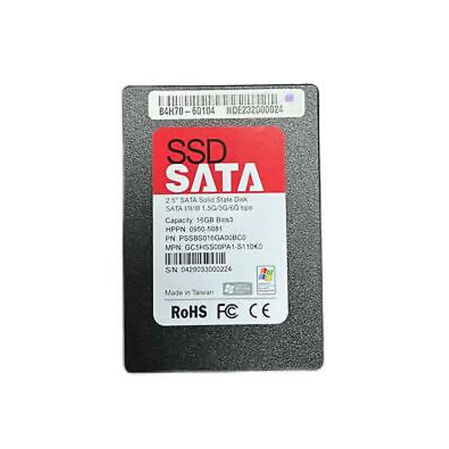 Ssd 2.5In 16Gb Hdd Fit For HP Lat B4H70-67155 1