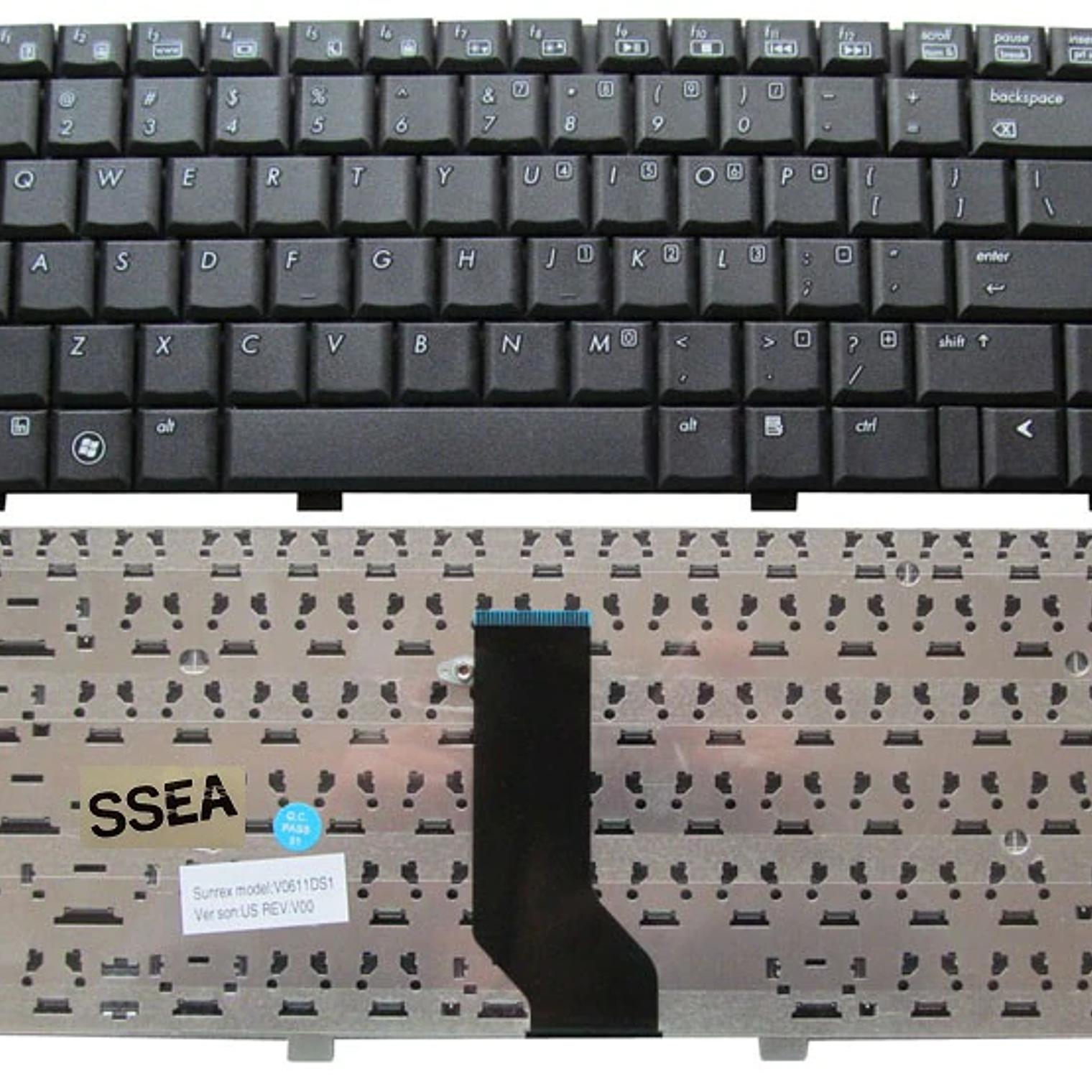 Teclado HP 540 550 6520S 6720 672 456624-161 1