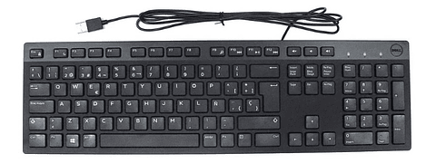 Teclado Dell Multimedia Usb Negro 01GN56