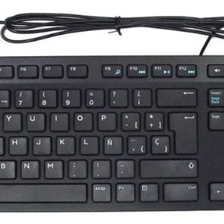 Teclado Dell Multimedia Usb Negro 01GN56 1