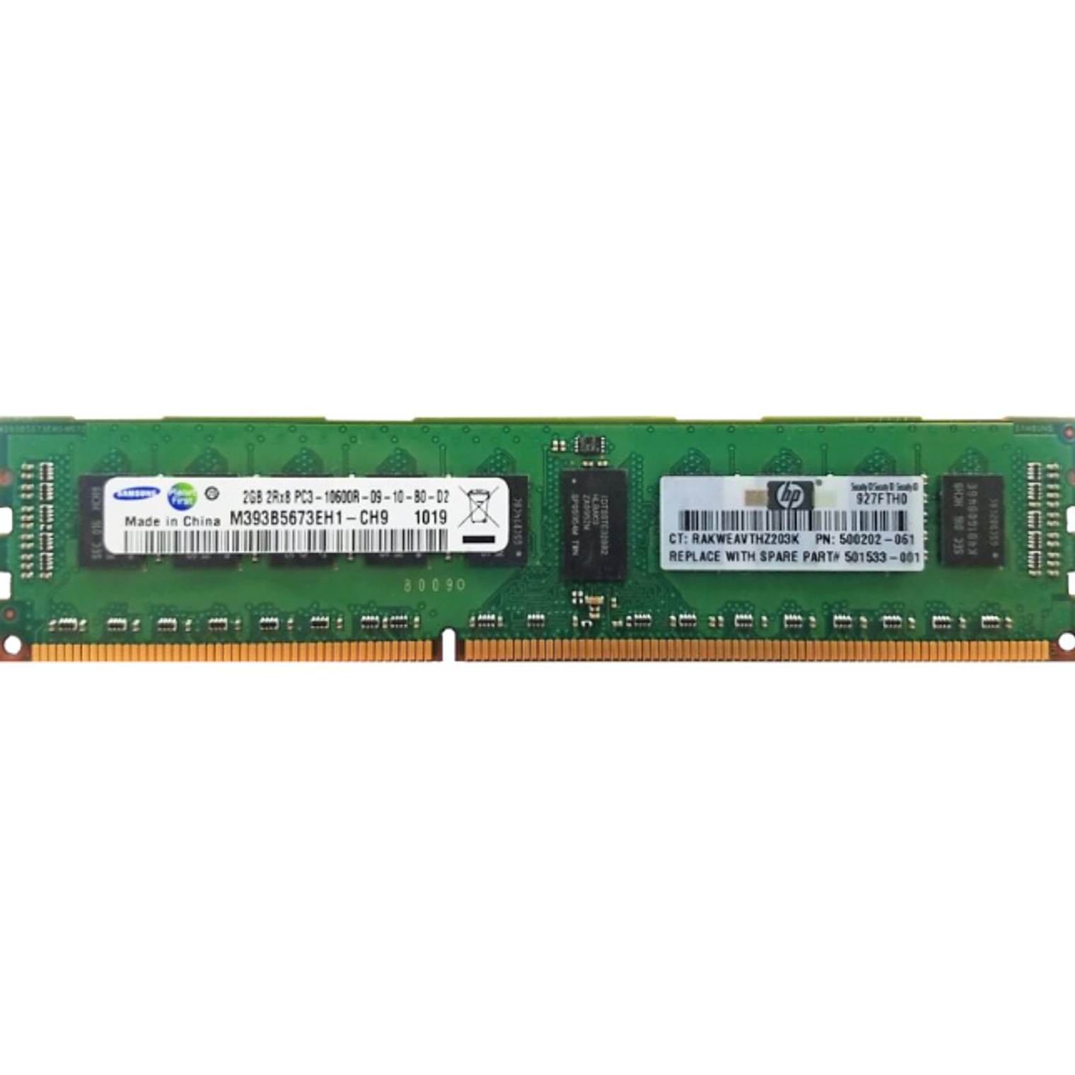 Memoria HP 1X 4Gb Ddr3-1333 Rdimm 500658-B21 1