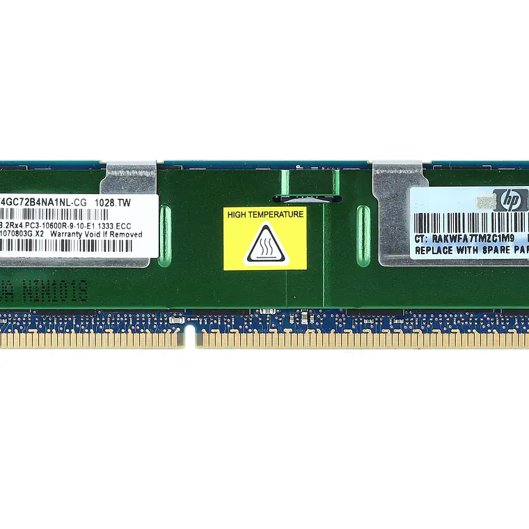 Memoria HP 4Gb 1X4Gb Pc3-10600 Du 500203-061 1