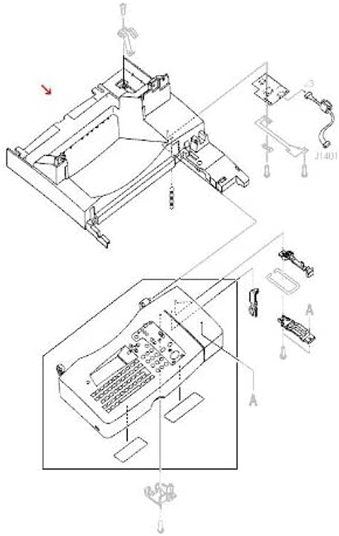 Upper Cover R RB2-8748