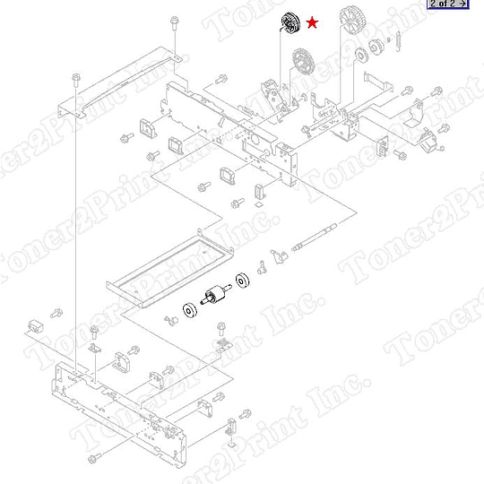 25 Tooth/38 Tooth Dual Gear Assy  RC1-1902