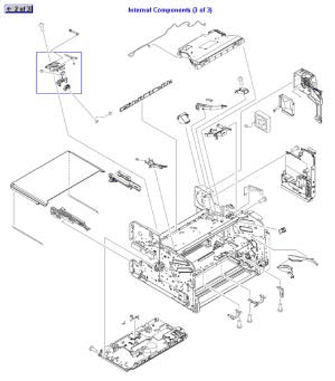 Transfer Drive Side Plate R RC1-7129