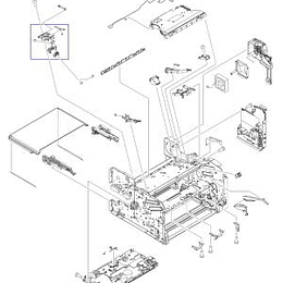 Transfer Drive Side Plate R RC1-7129