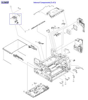 Transfer Drive Side Plate R RC1-7129 1